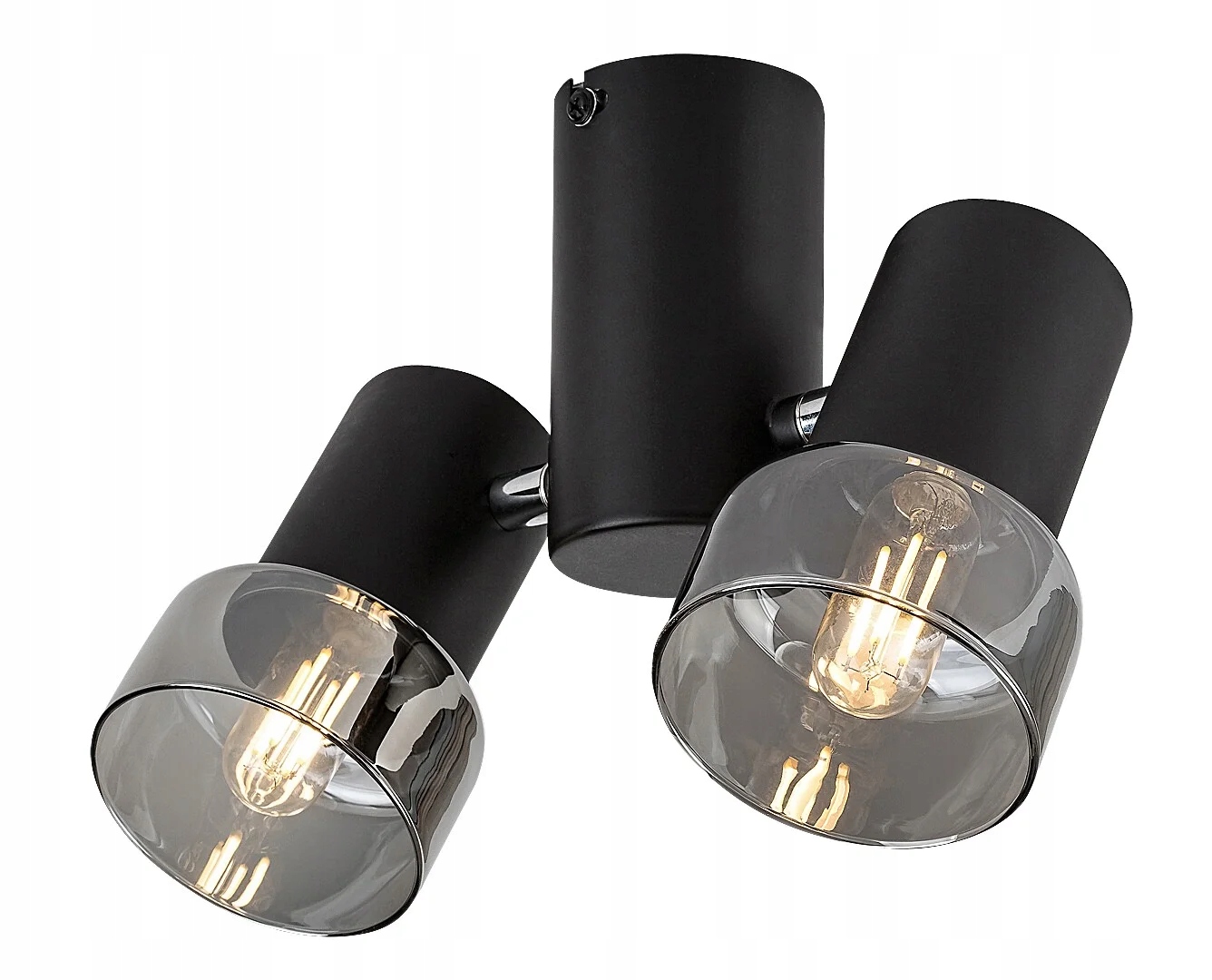 Stropní svítidlo Rabalux Hatice černá 2xE14 s nastavitelným reflektorem