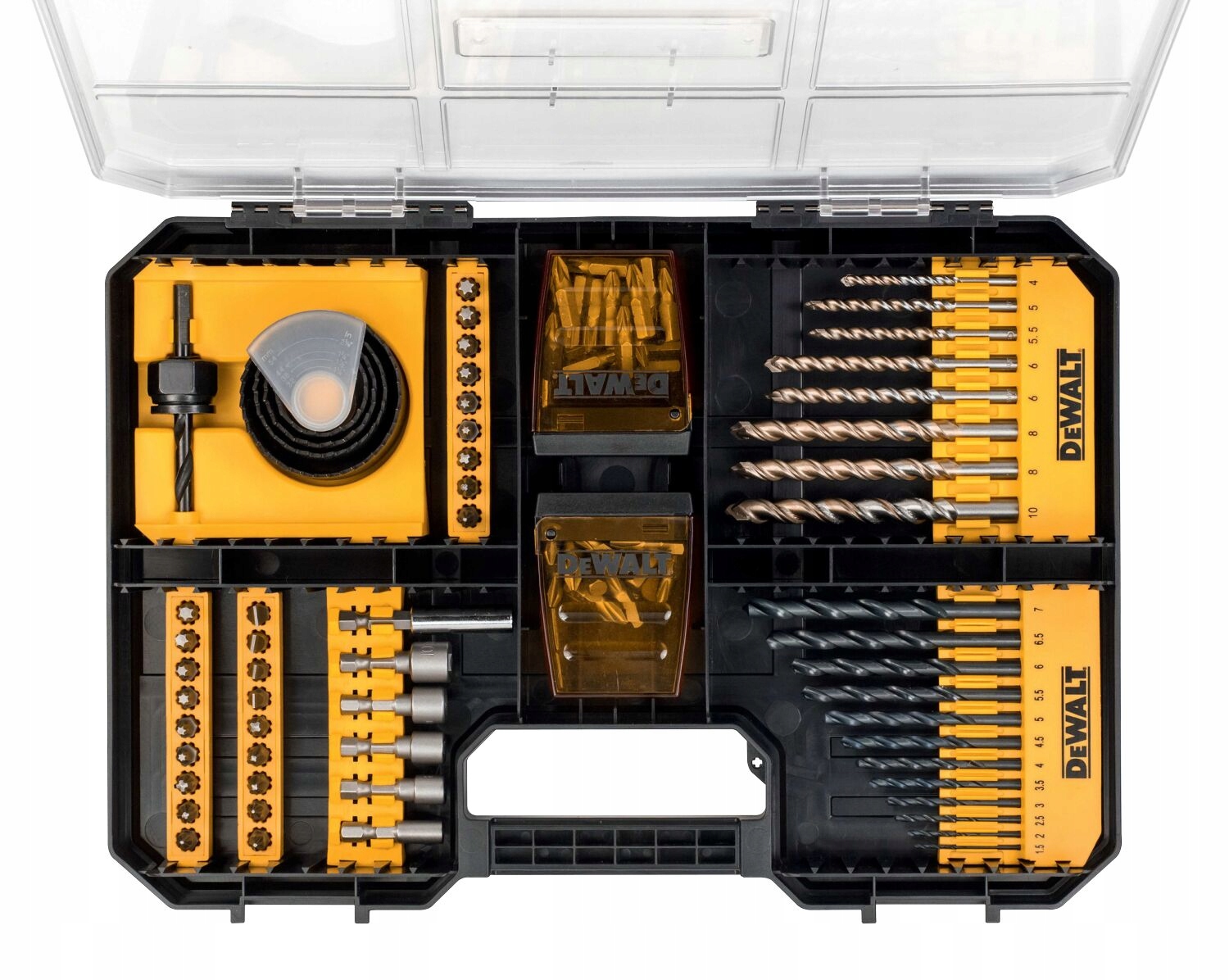 DEWALT ZSTAW BITÓW I WIERTEŁ 100 ELEMENTÓW DT71569 EAN (GTIN) 5035048537930