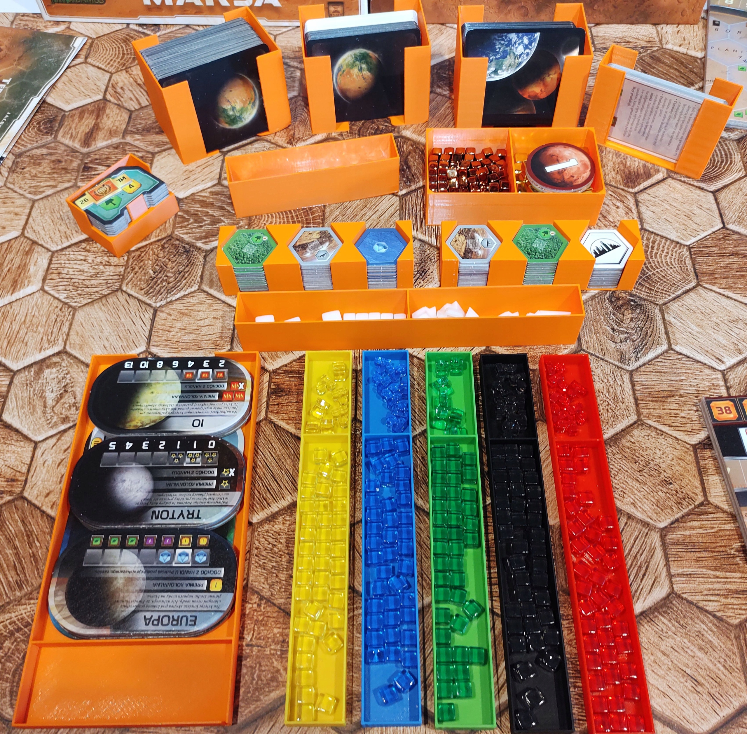 Terraformacja Marsa Insert kolorowy + dodatki Producent Nula