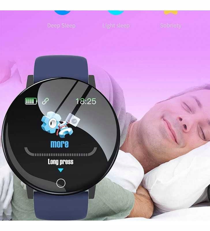 SMARTBAND PLUS PULSOMETR OPASKA FIT SMARTWATCH Wodoszczelność 30m = WR30