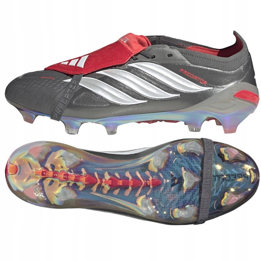 Buty adidas Predator Elite Ft Fg JS0379 44 2/3, Srebrny