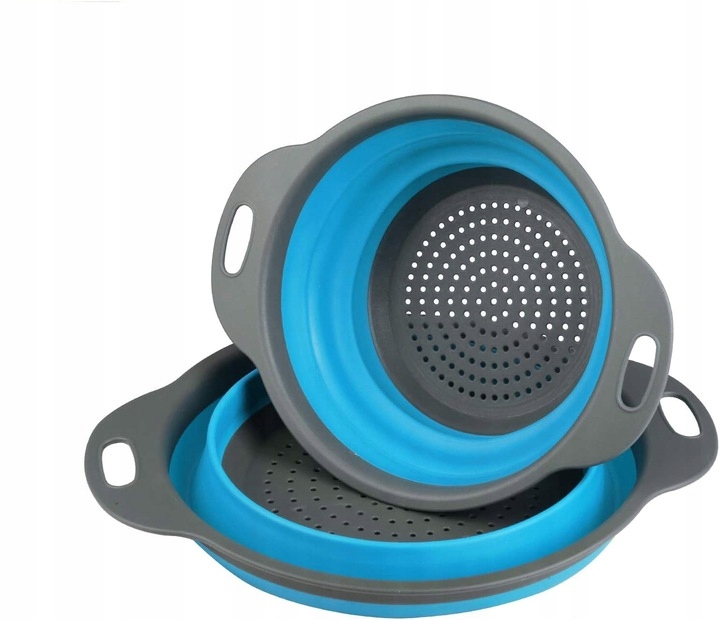 

Silikonowy Durszlak Cedzak Sitko Składany 2 Szt