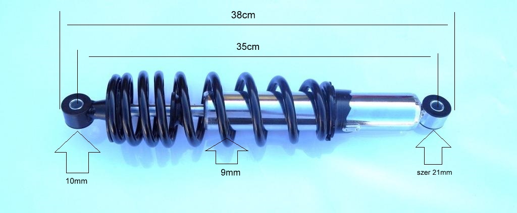 036987 - АМОРТИЗАТОР-ЗАДНИЙ 35СМ БАГГИ КАРТИНГ 150 250 250 НОВЫЙ