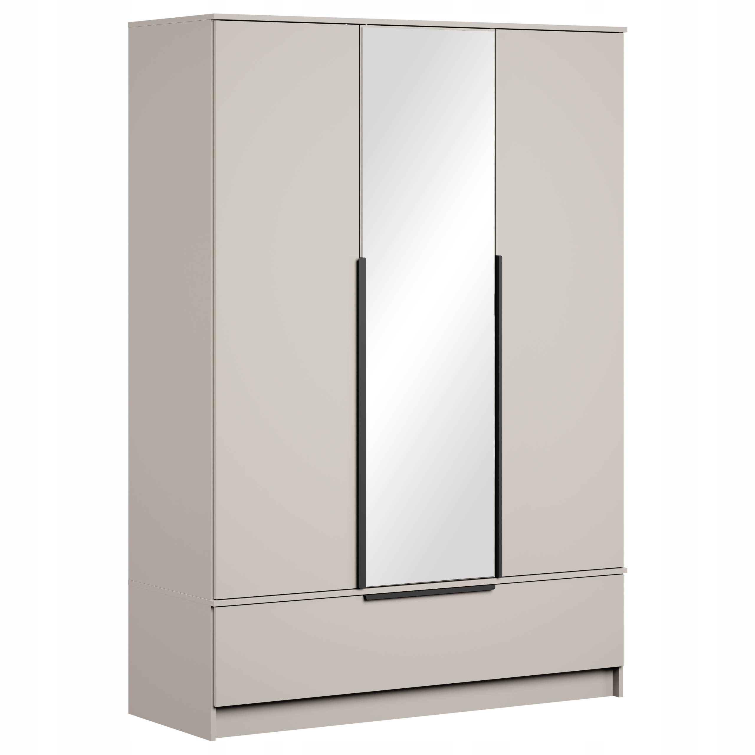 Prostorná funkční Skříň 3-dveřová s policemi, tyčí a zásuvkou