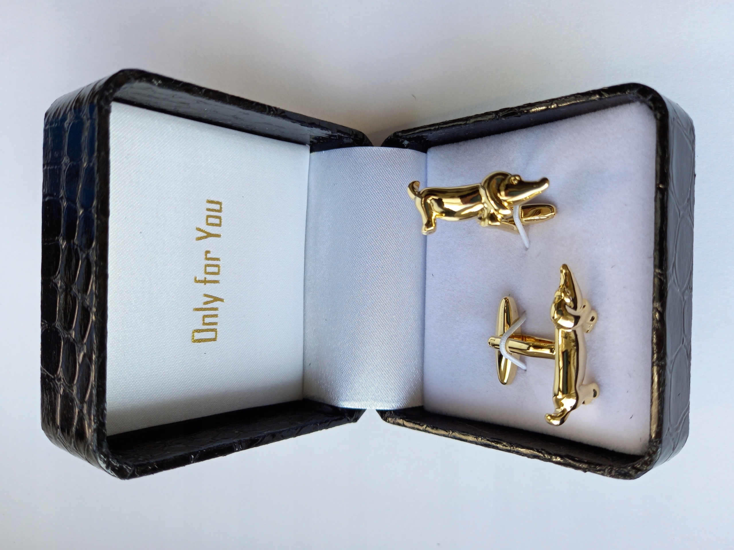 Manžetové knoflíčky Zlatý Jezevčík As Pes Mazlíček