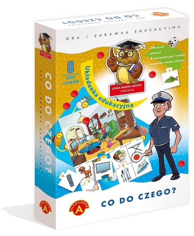 GRA PLANSZOWA dla Dzieci Co do Czego? DŁUGA ZABAWA