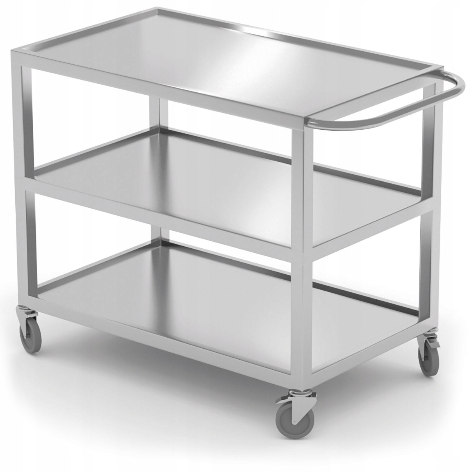 Servisní vozík 3 police nerezová ocel 80x50 cm Hendi 810224
