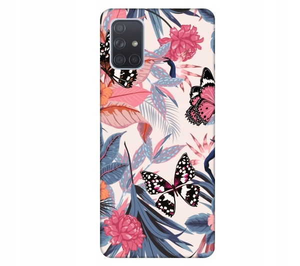 

Etui wzory do Samsung Galaxy A71 Motyle dzungla tr