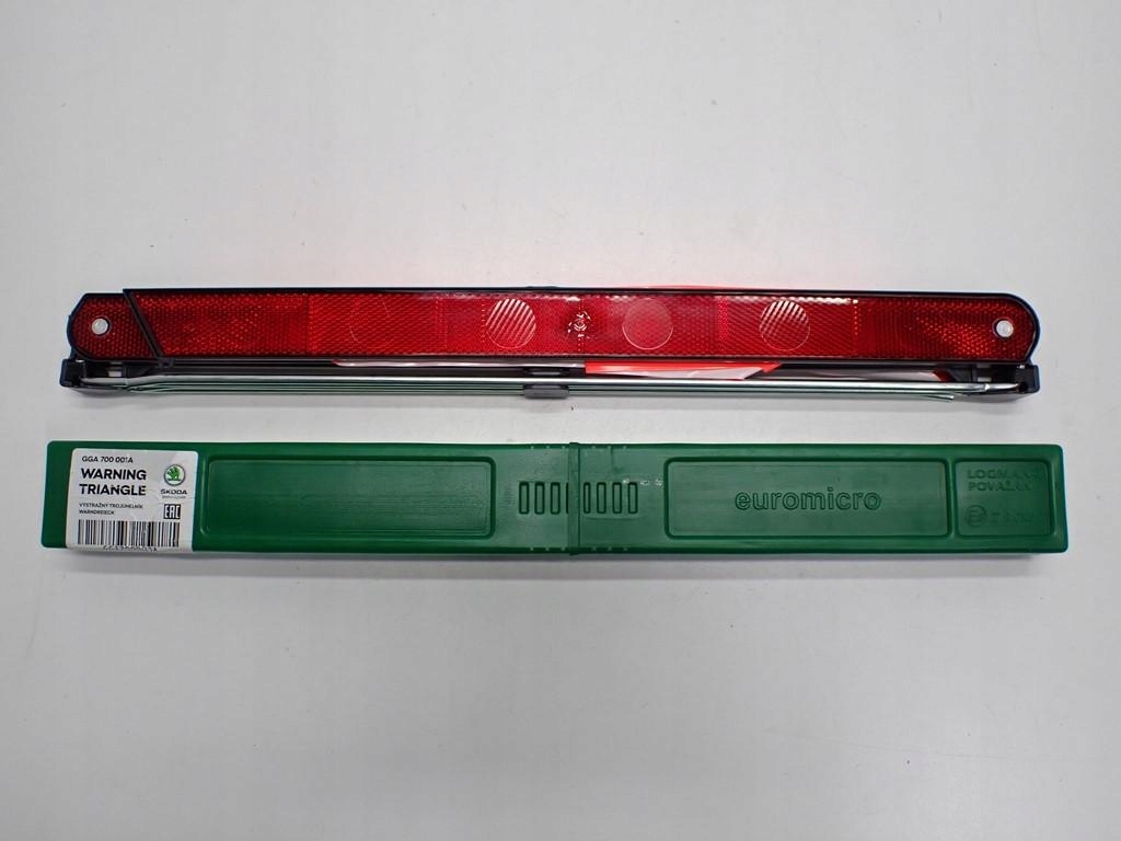 TRÓJKĄT OSTRZEGAWCZY ORYGINAŁ SKODA ENYAQ iV 23R Wersja Europejska