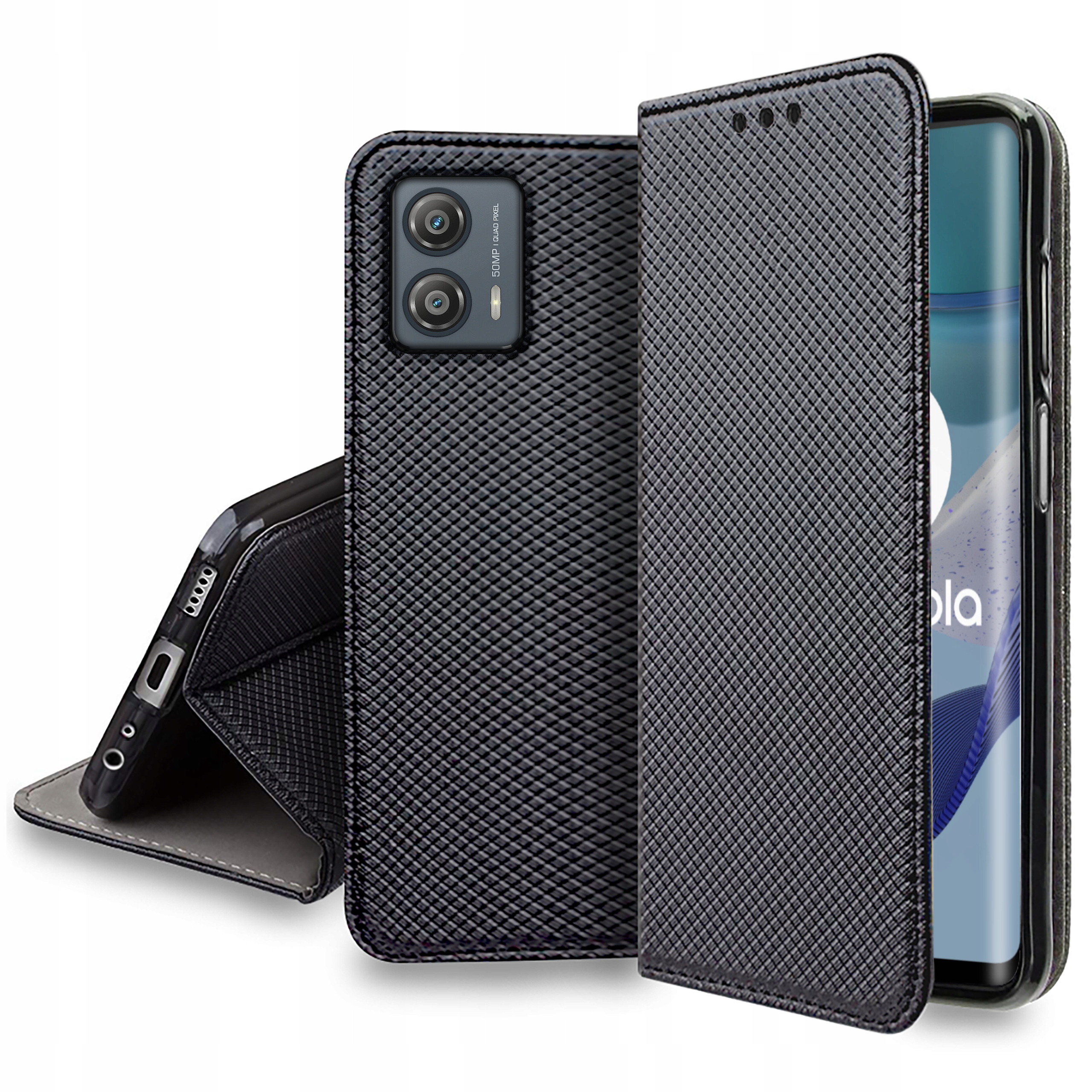 

Etui do Motorola Moto G73 5G Smart Magnet Szkło