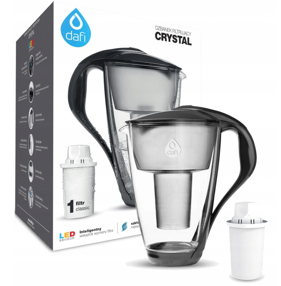 

Dzbanek Filtrujący Dafi Crystal Szklany 2L