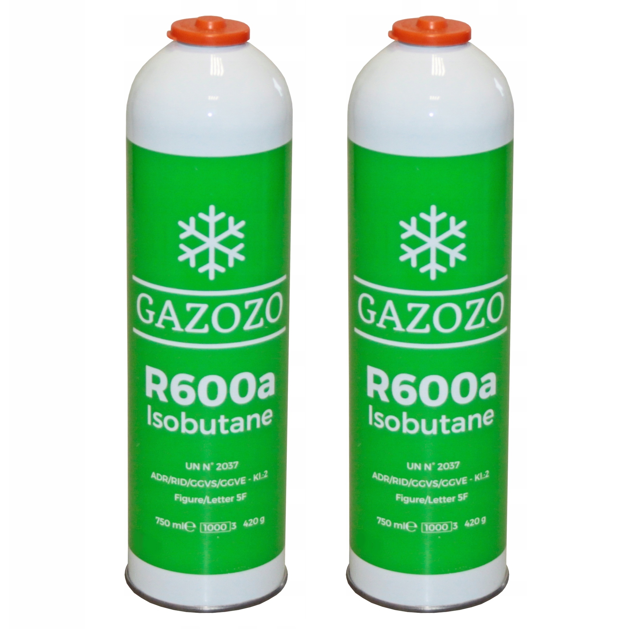 

2x Izobutan r600a Gaz Czynnik Chłodniczy 420g