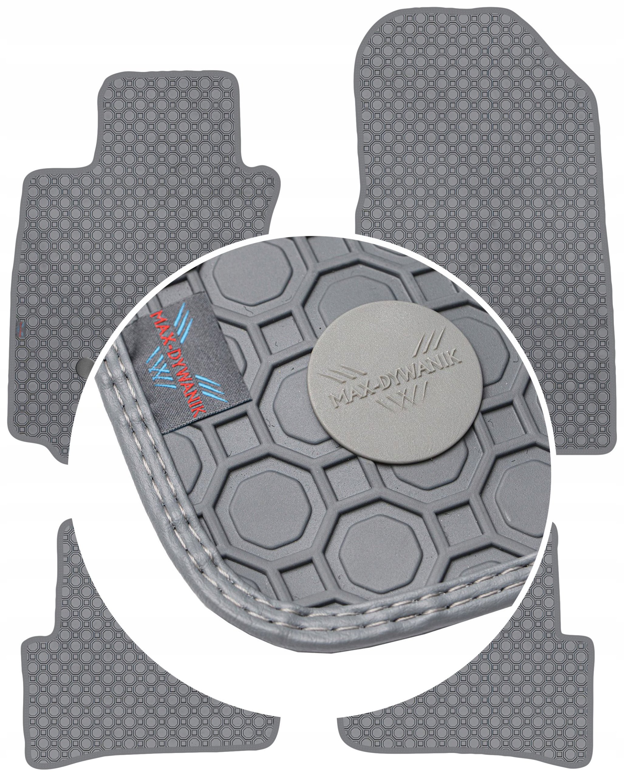 Renault Clio III 2005-2012 Koberce Popielate