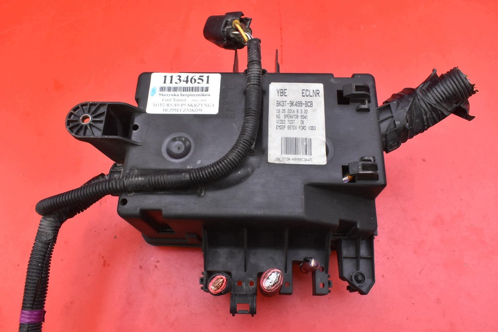 fuse box BK3T-9K499-BCB FORD TRANSIT MK8 2.2 TDCI 100 KM 14
