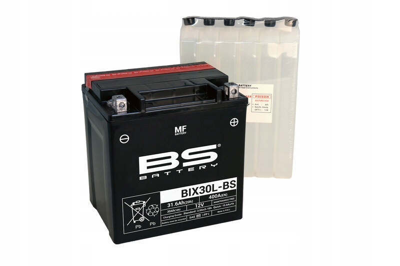 Bs Battery Bezúdržbová baterie s kyselinou BIX30L-BS 300753