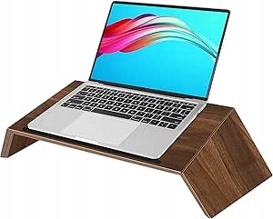ПОДСТАВКА ДЛЯ НОУТБУКА ДЕРЕВЯННАЯ 40X23X14 СМ AOTHIA ЧЕРНЫЙ ОРЕХ