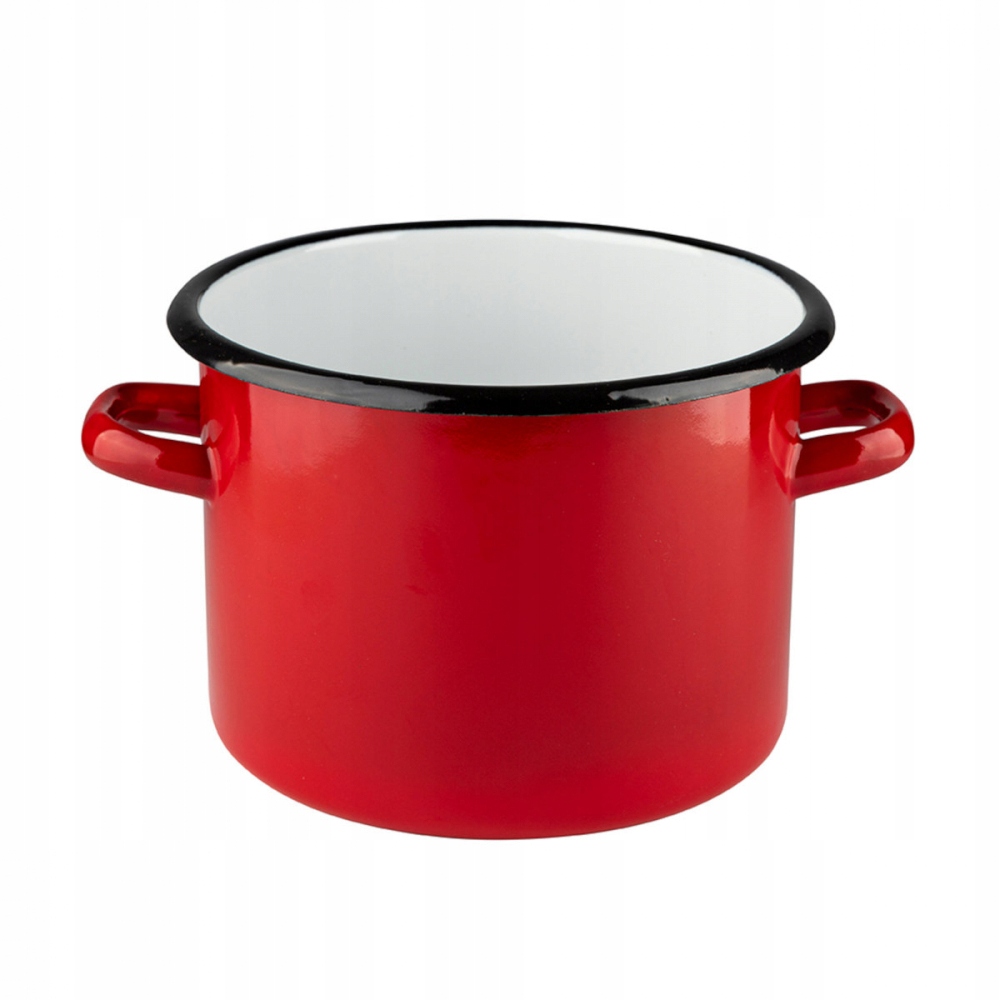 

Garnek Emaliowany indukcja Emalia czerwony 3,2 l