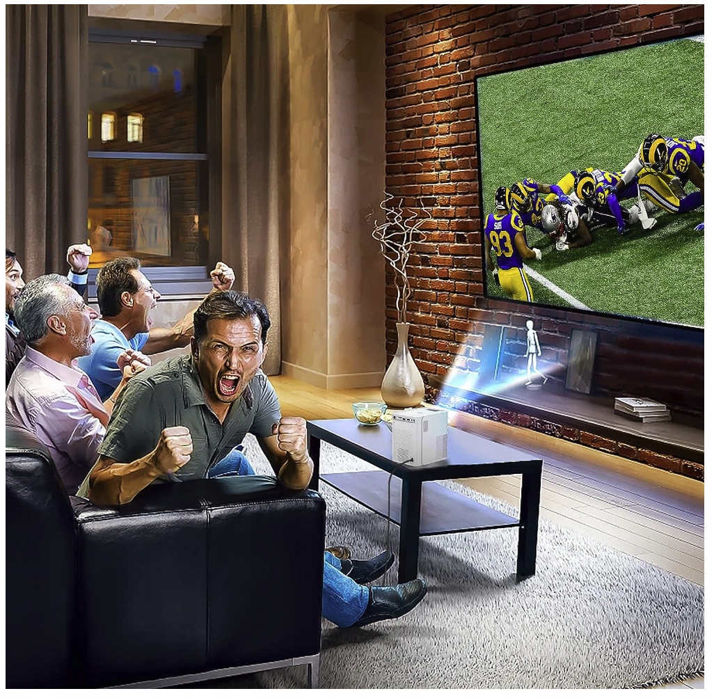 Projektor Rzutnik Full HD 4K 9000lm WiFi Android 9 Smart VIZIO TECH Z1 2024 Model Projektor Rzutnik Full HD 4K 8000lm WiFi Android 9