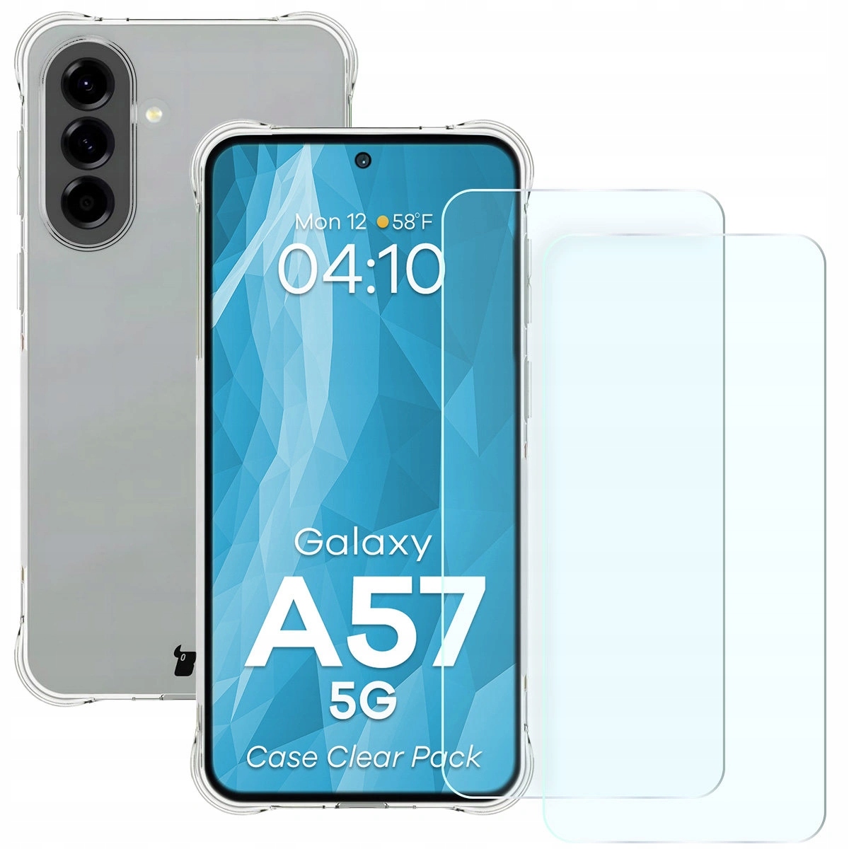 Bizon Case Clear Pack do Galaxy A57 5G Przezroczysty
