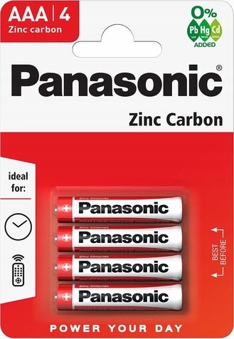 

Bateria Baterie Panasonic Red Zinc R3 Aaa 4szt