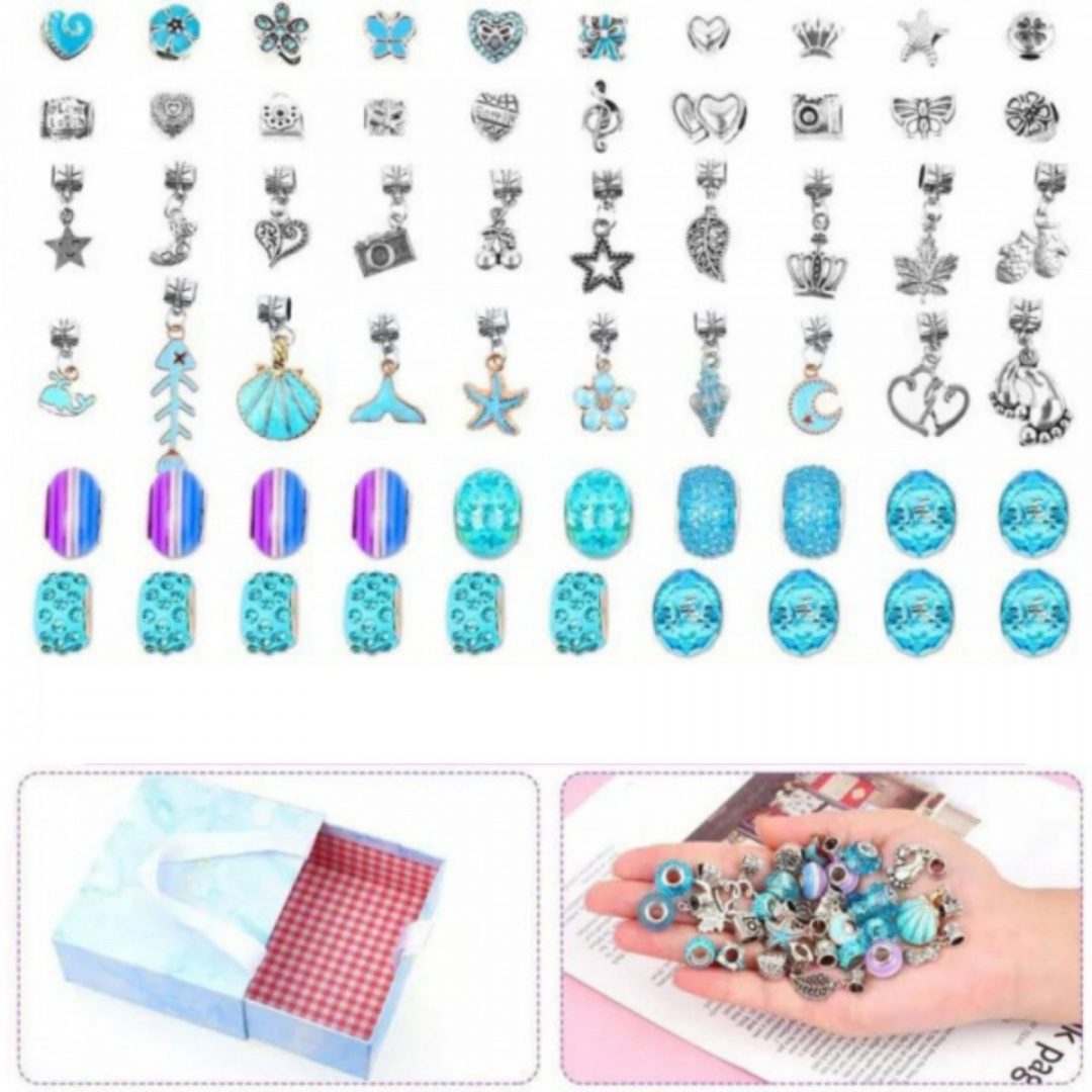 ZESTAW DO ROBIENIA BRANSOLETEK CHARMS ZAWIESZKI EAN (GTIN) 6910076603897