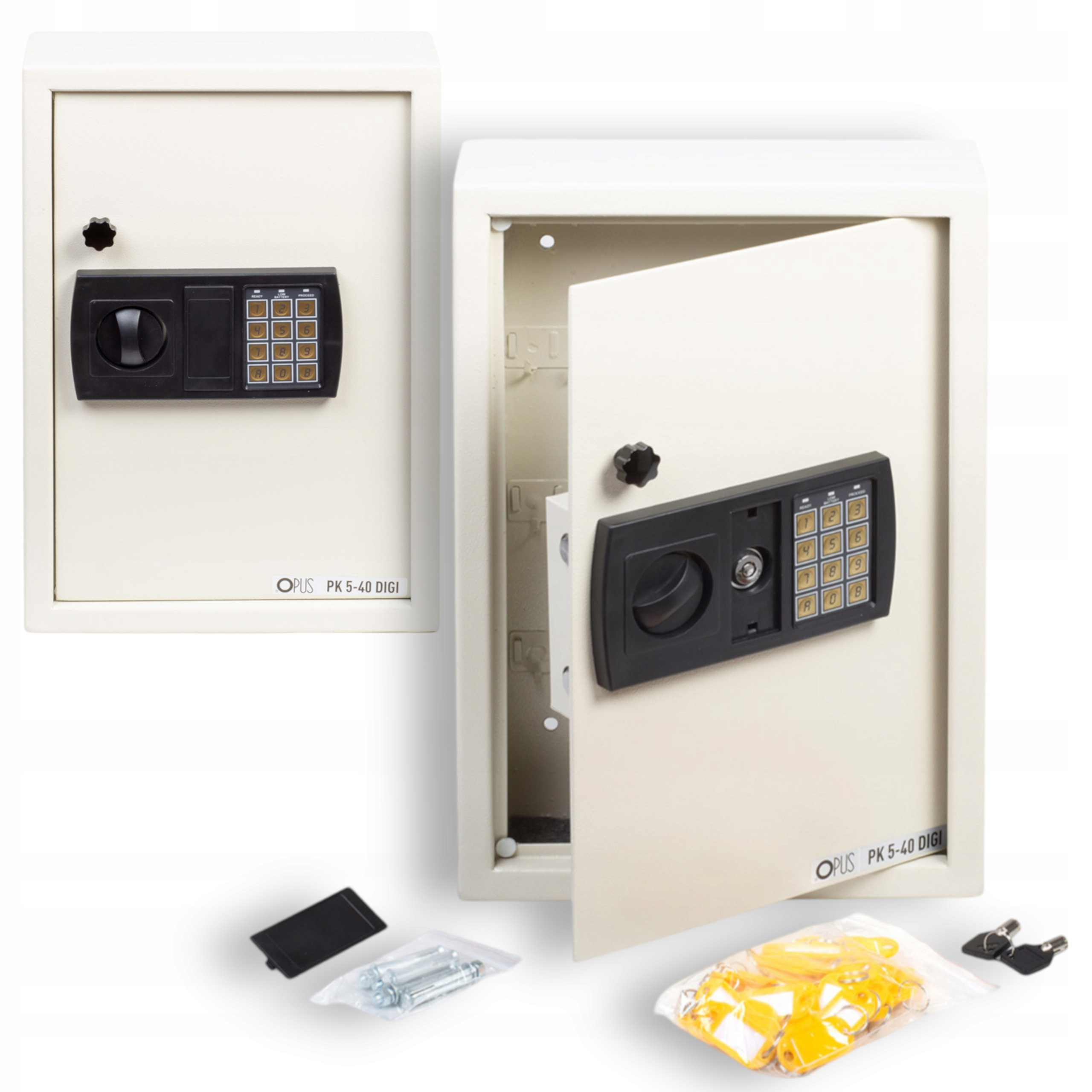Metalowa szafka Sejf na klucze Zamek szyfrowy Opus Key Guard Pk 5 40 Digi