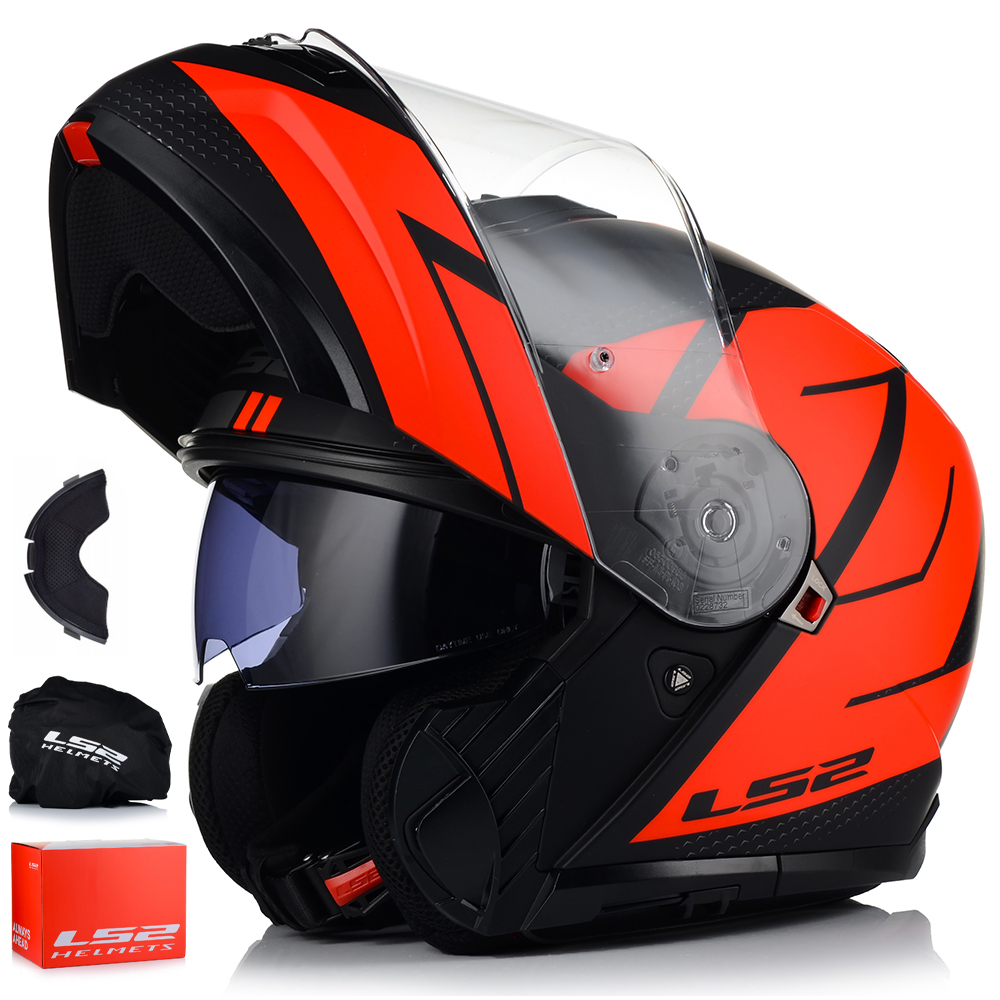 Motocyklová Prilba LS2 FF908 Strobe II Čeľusťový Systém Pinlock Clona