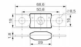 BEZPIECZNIK MEGAVAL MEGA VAL 40 A LITTELFUSE Numer katalogowy części MEGAVAL 40A