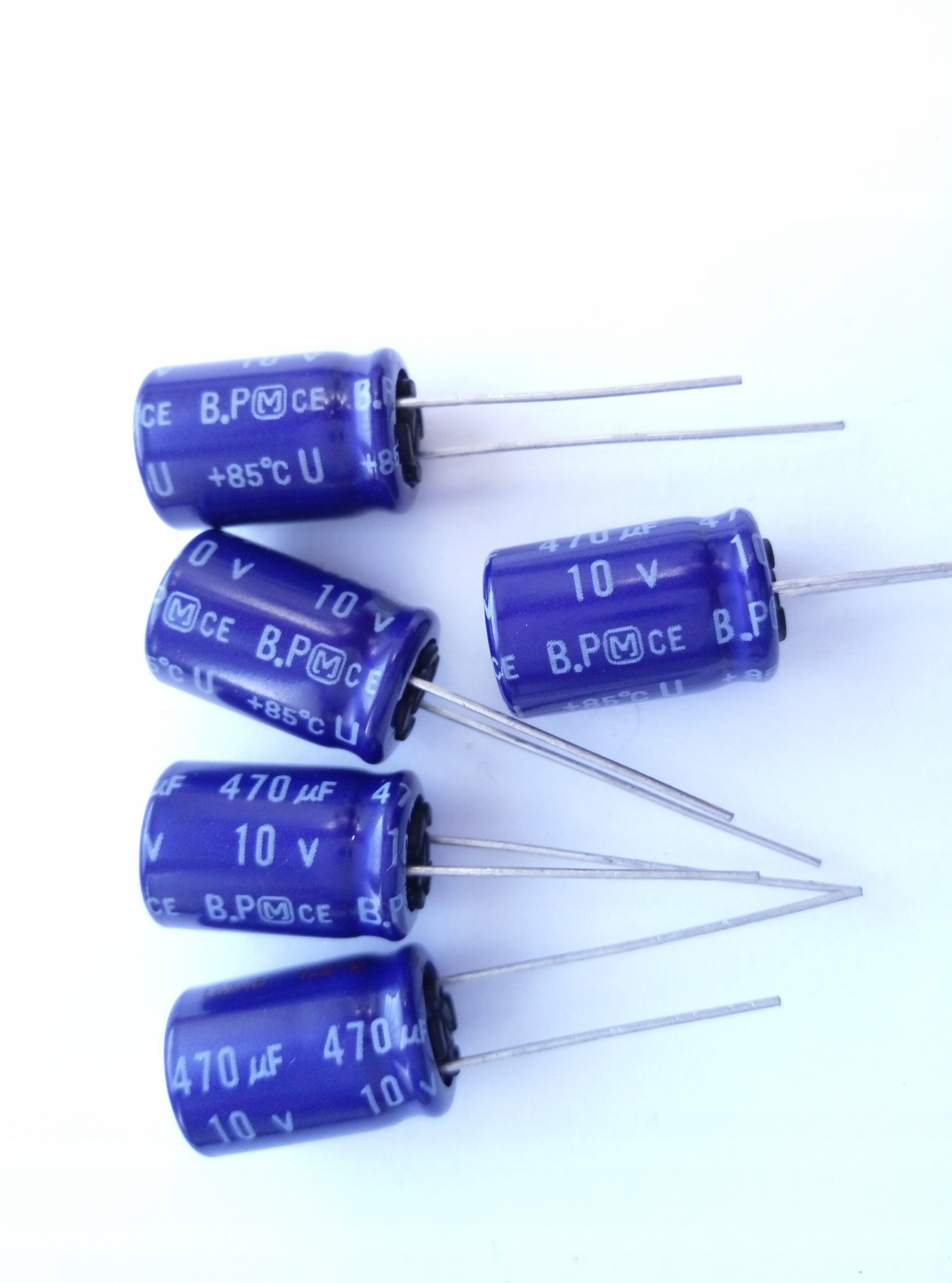 [10szt] Kondensator Panasonic seria Su 470uF 10V Ø10x16mm Bipolarny