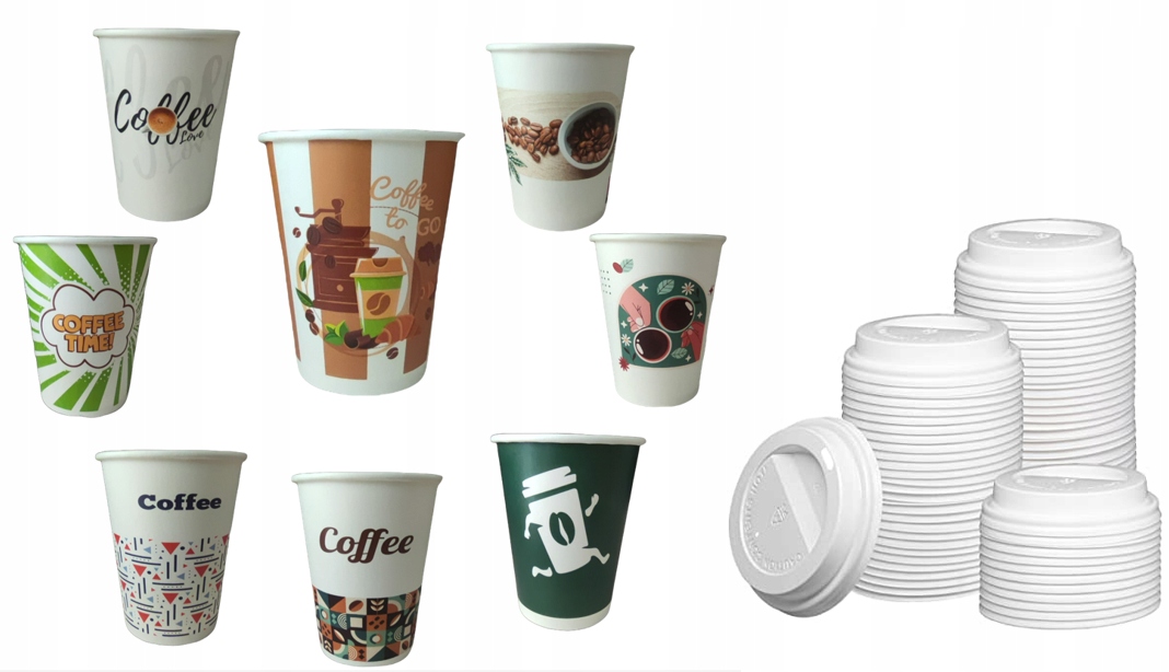 

Kubki papierowe Coffee Dekle 250ml 100szt