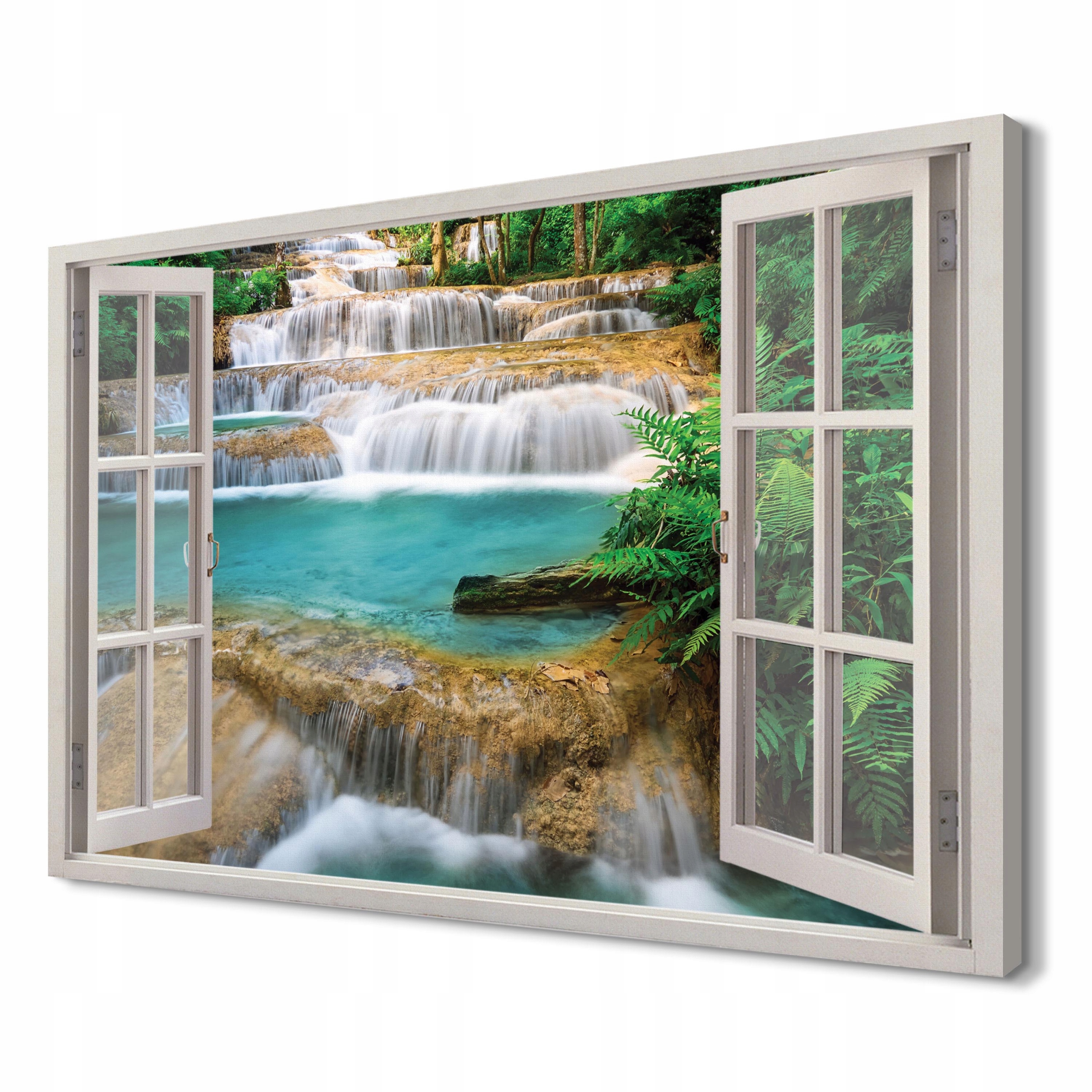 

Wodospad Tajlandia Fotoobraz na płótnie 3d 120x80