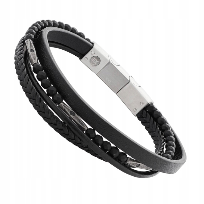 

Energetix bransoletka magnetyczna skórzana męska