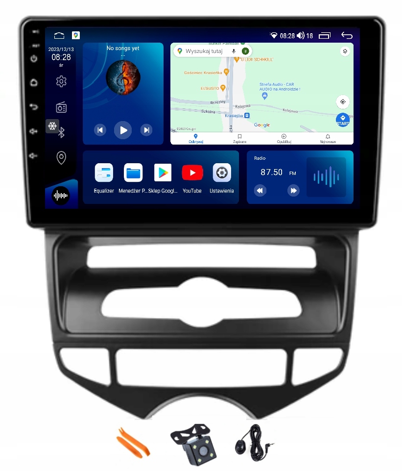 Rádio Android Navigácia Qled Carplay Lte Gps Dsp 128GB Hyundai IX20 10-19