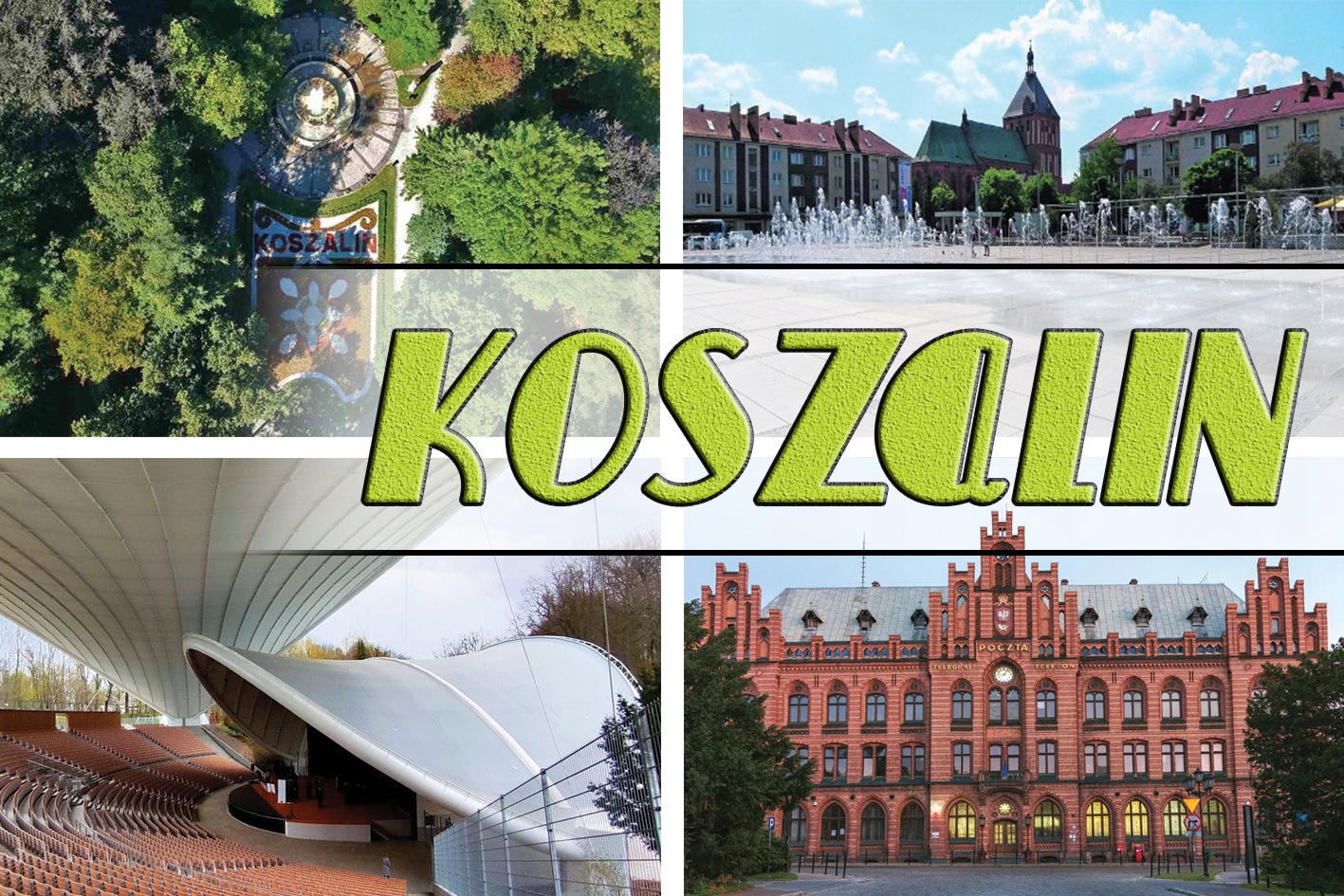 

Magnesy na lodówkę miasta - Koszalin