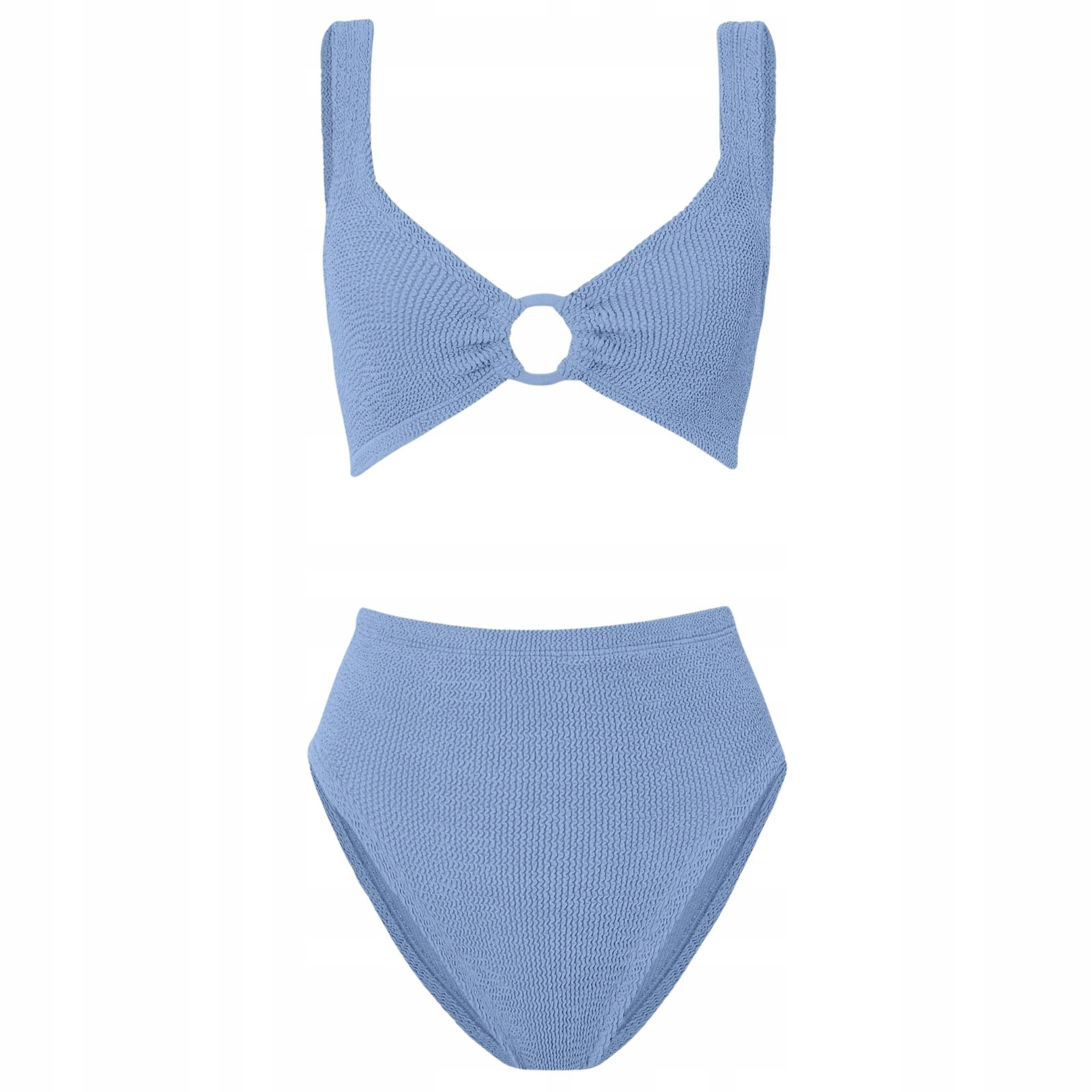 Bikini Nadine Tonal Hoops Cornflower One size Světle modrá Hunza G