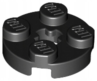 

Lego 4032 okrągła płytka 2x2 czarny 10 szt Nowy