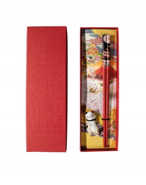 Zestaw pałeczki koty i podstawka kot 19022