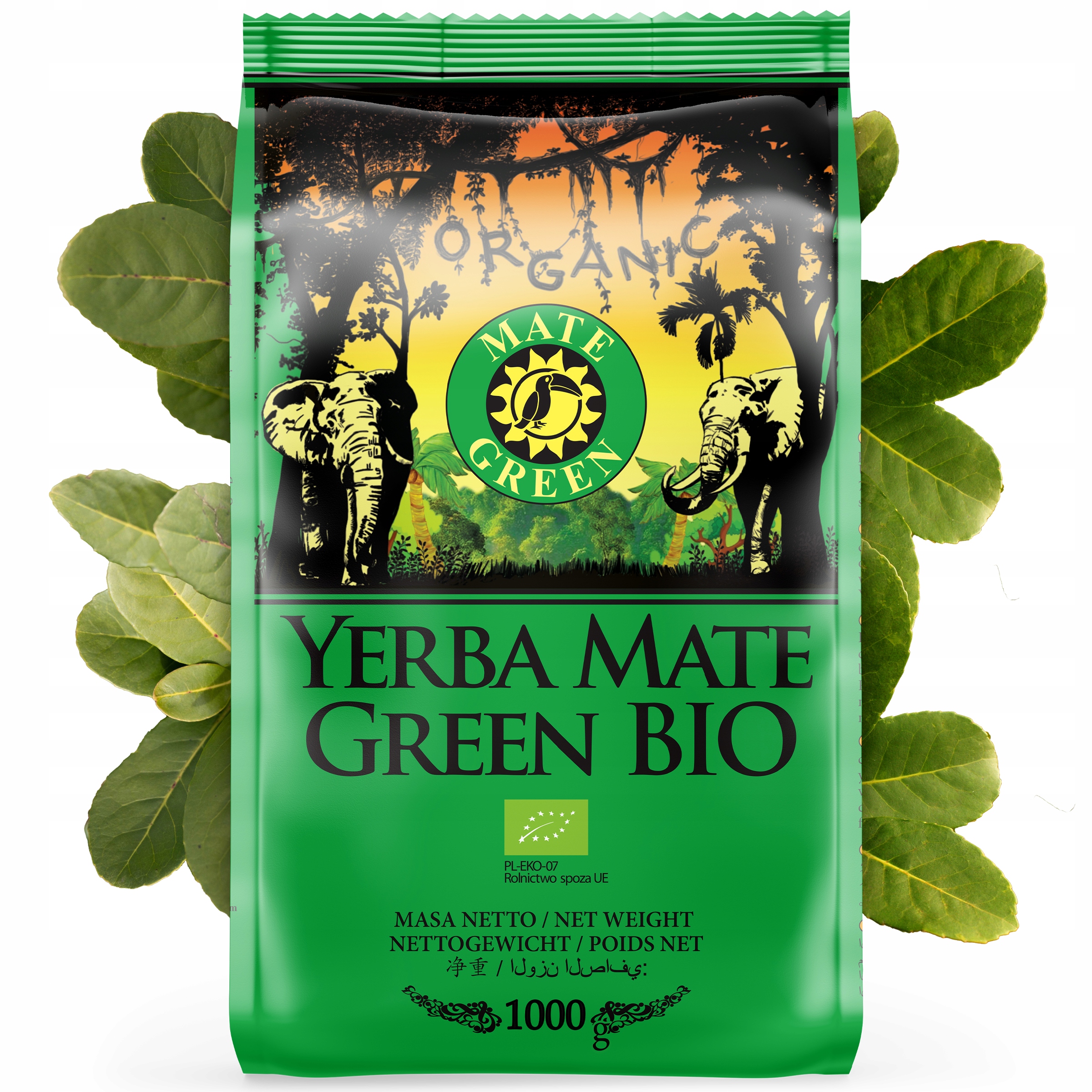 Yerba Mate Green BIO Organic 1kg 1000g Organická