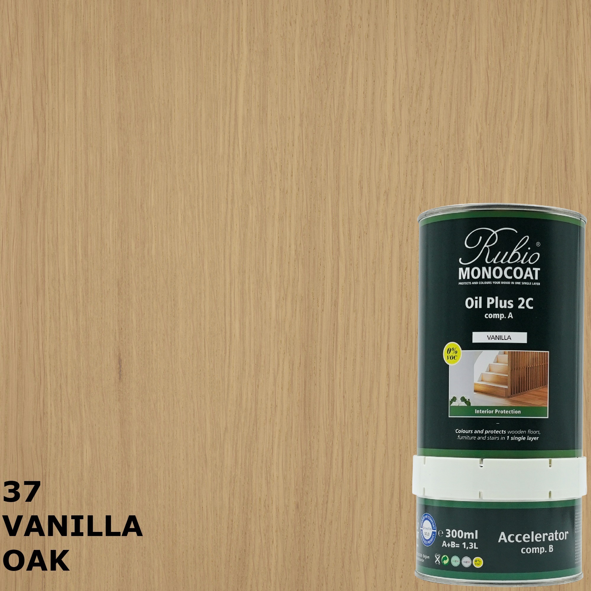 Rubio Monocoat Oil +2C Olej Vanilla 1,3L