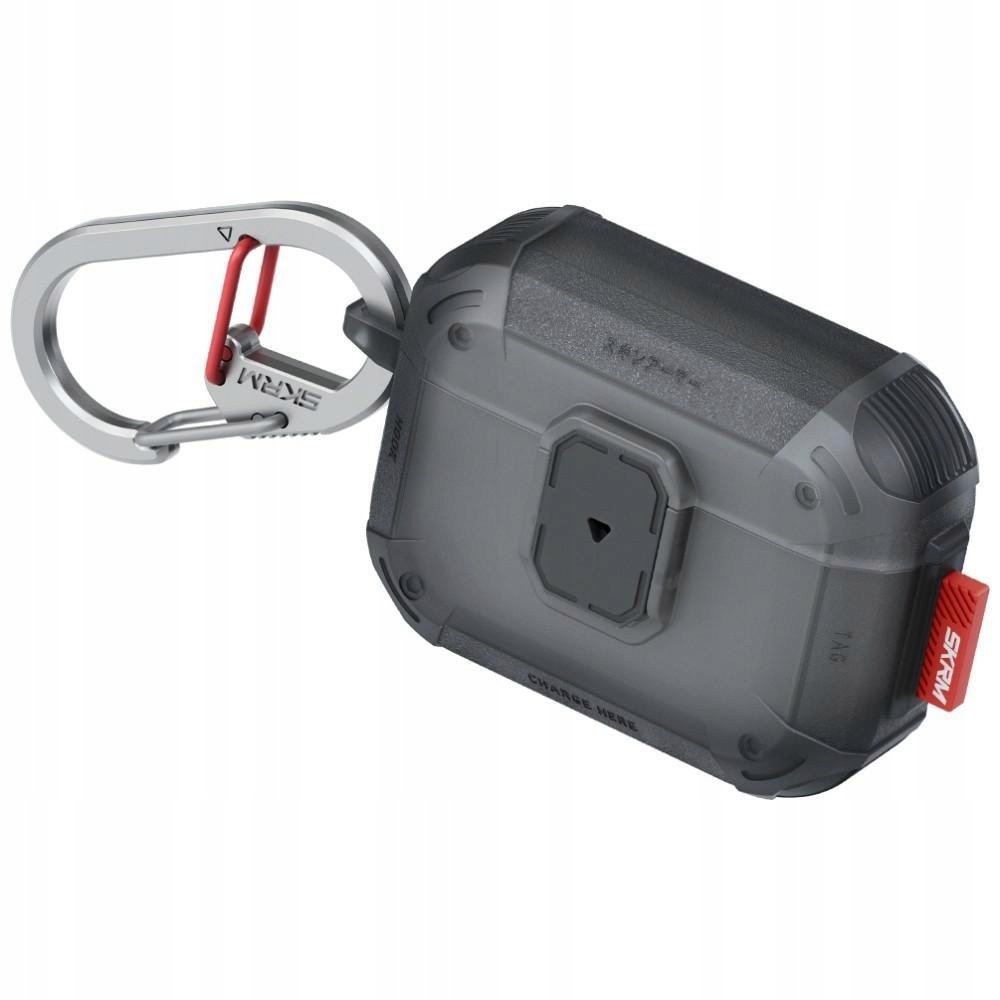 Etui Skinarma Mecha Le do AirPods Pro 3 dymny