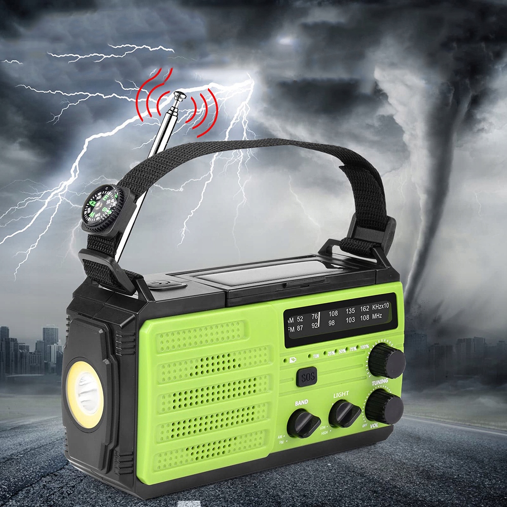 MD-091 Fm Am rádio pro stavbu a síťování ryb Powerbank 8000 mAh Přenosné