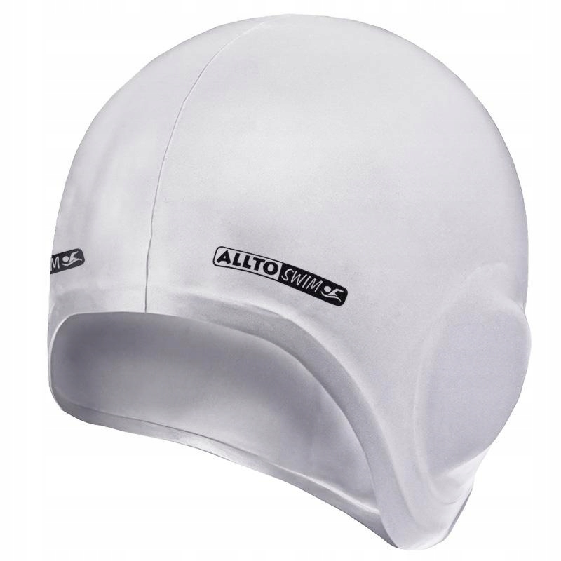 CZEPEK PŁYWACKI NA USZY EPC312 ALLTOSWIM SREBRNY