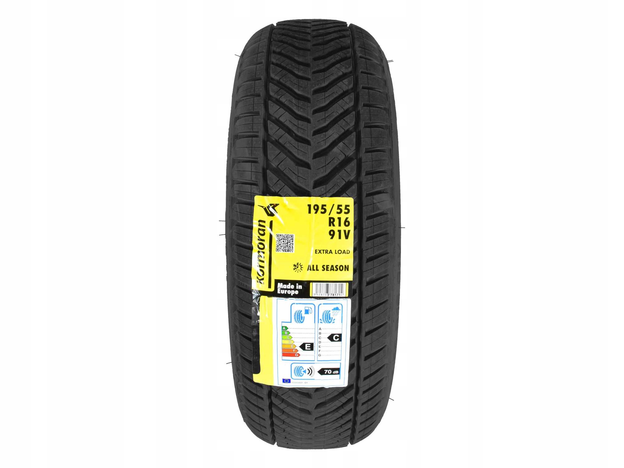 Opona całoroczna 195/55R16 Kormoran AllSeason 2026