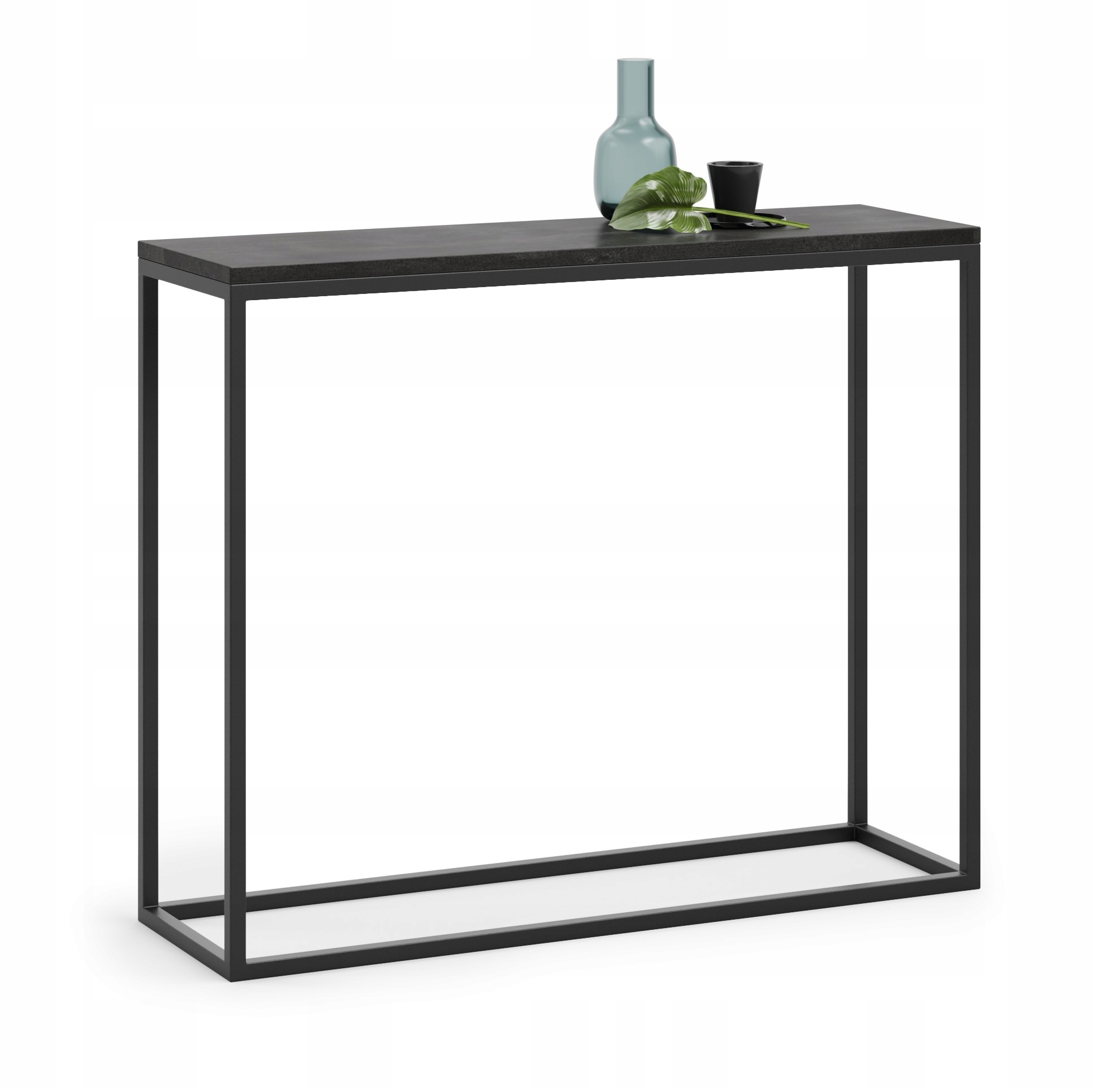 NOWOCZESNA Konsola Loft Industrialny beton jasny Głębokość mebla 30 cm