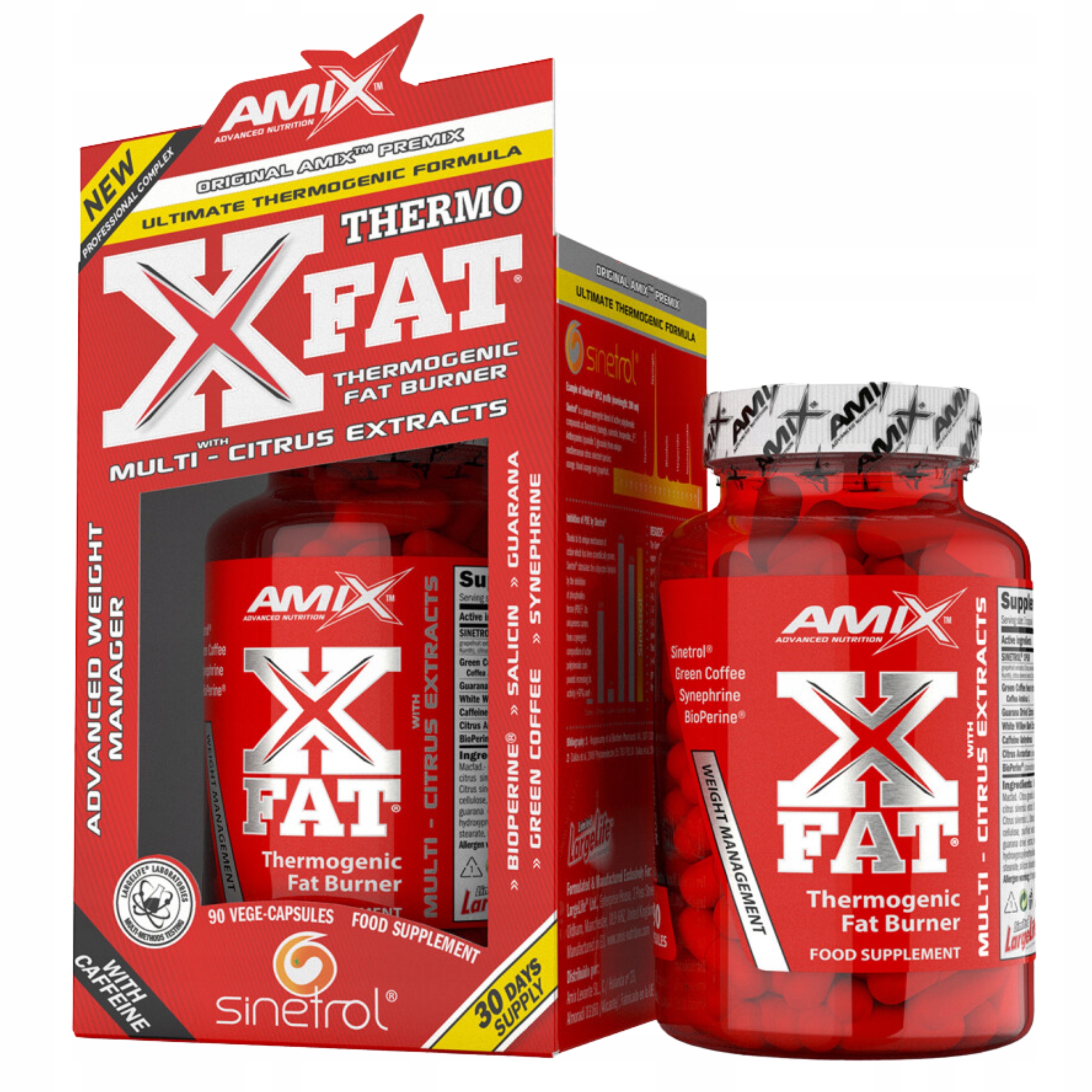 Spalovač tuků Účinné tablety na hubnutí Sinetrol Guarana Kofein