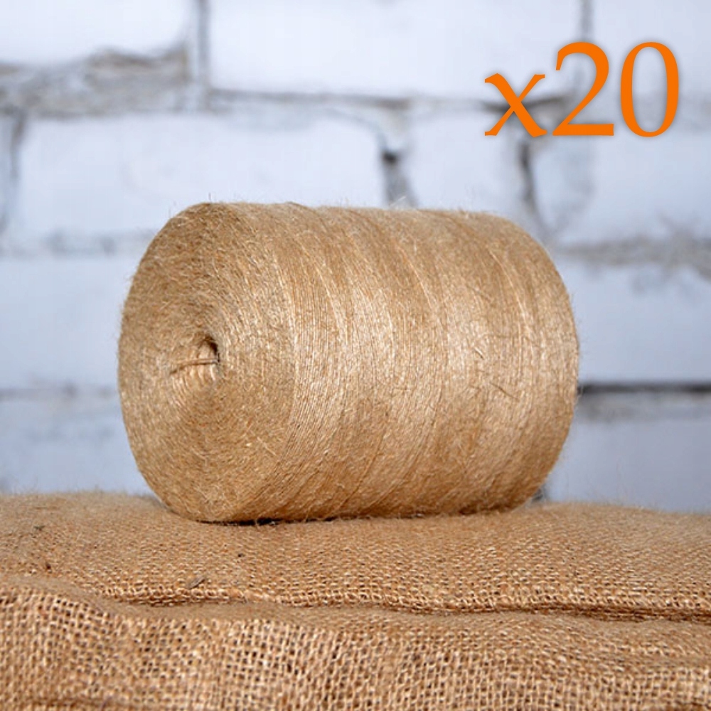 20 x jutová nit (přírodní) 0,8 mm – 600 g