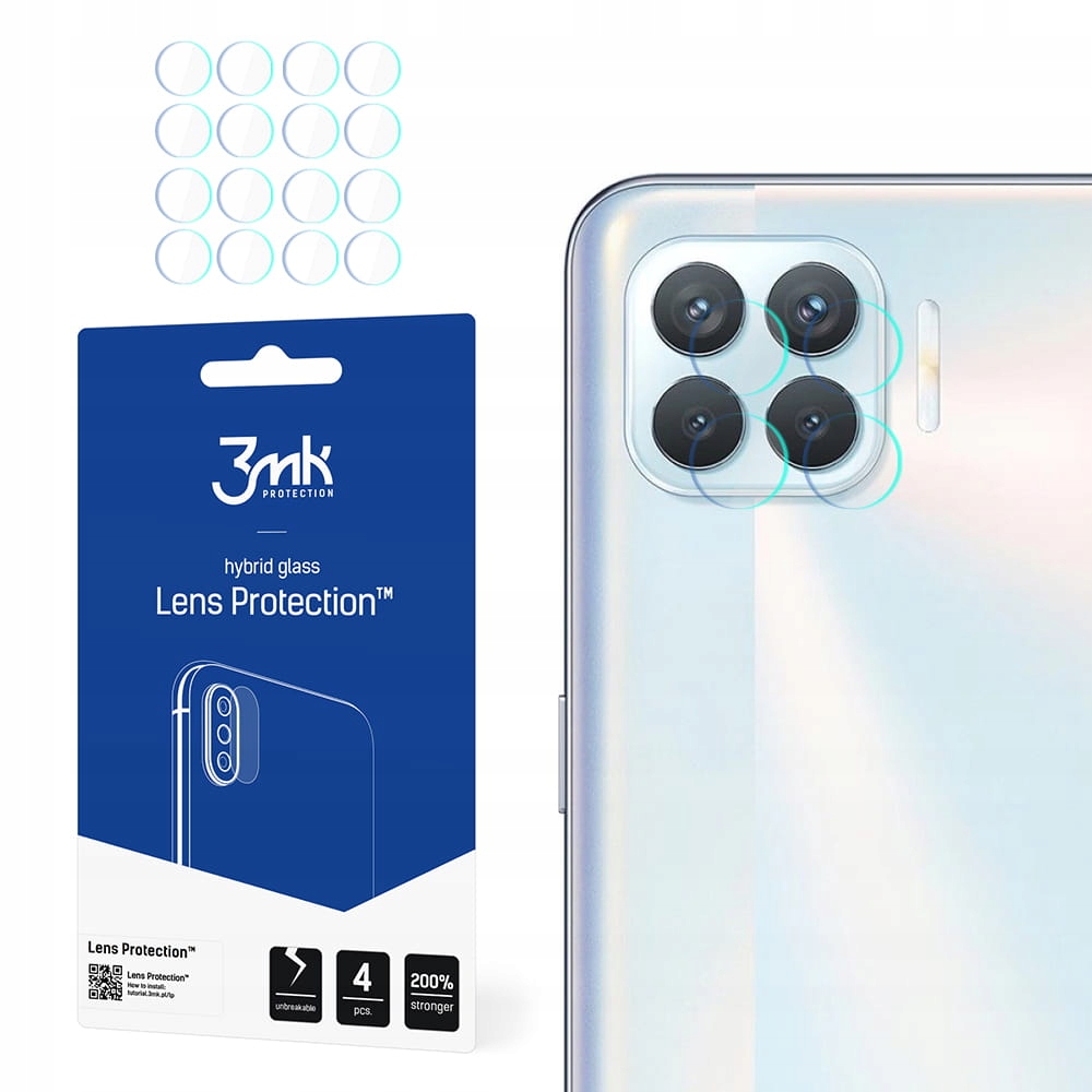 

4x Szkło hybrydowe na aparat do Oppo A93 3mk Lens