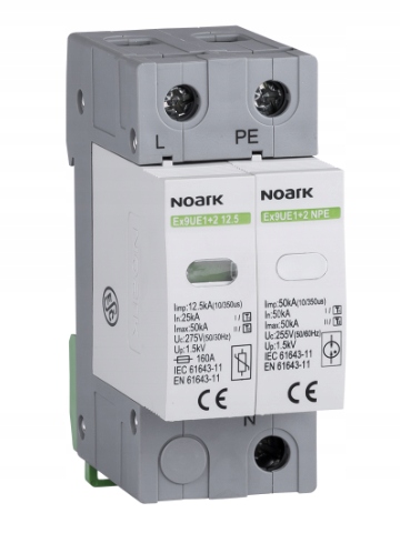 Ogranicznik przepięć typ I+II 275VAC 12,5kA 2P 103334