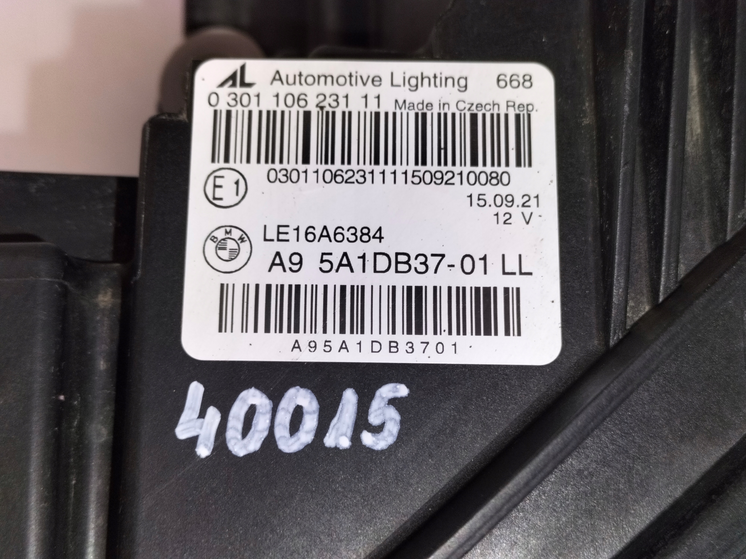 light front reflektor left BMW 3 G20 G21 19- FULL LED
