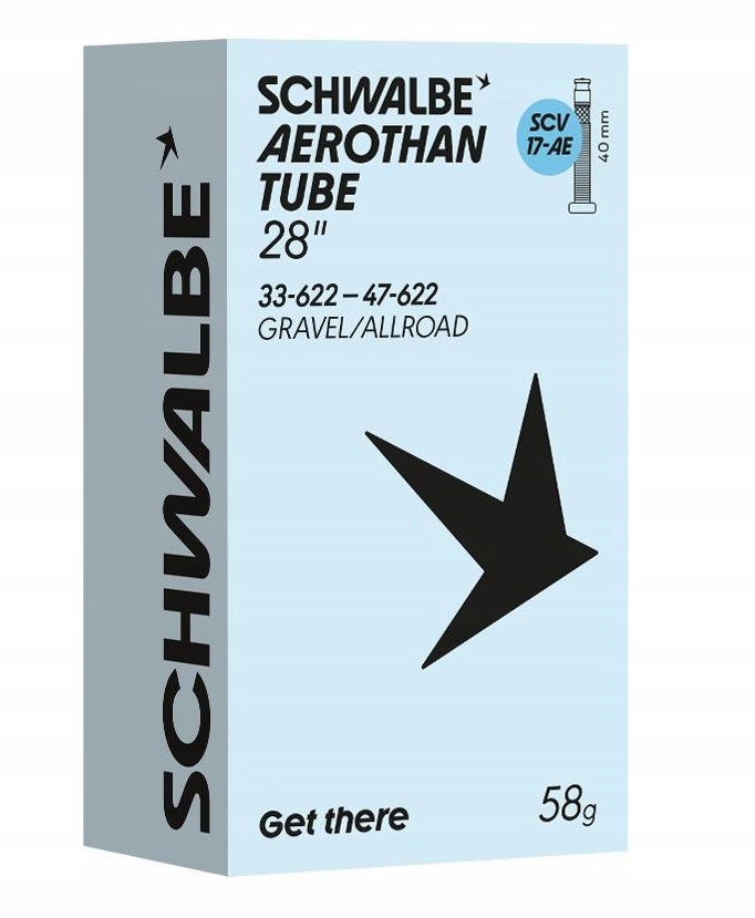 Cyklistická duše Schwalbe Aerothan Scv 28 33-47-622 Presta 40 mm